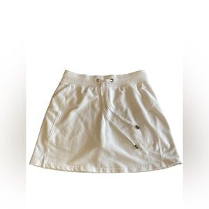 Green Tea White Skort Women’s S Stretchy Tennis Travel Comfy Soring Summer Golf